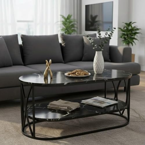 Image of Coffee Table Centre Table (C-BLK-BLK)