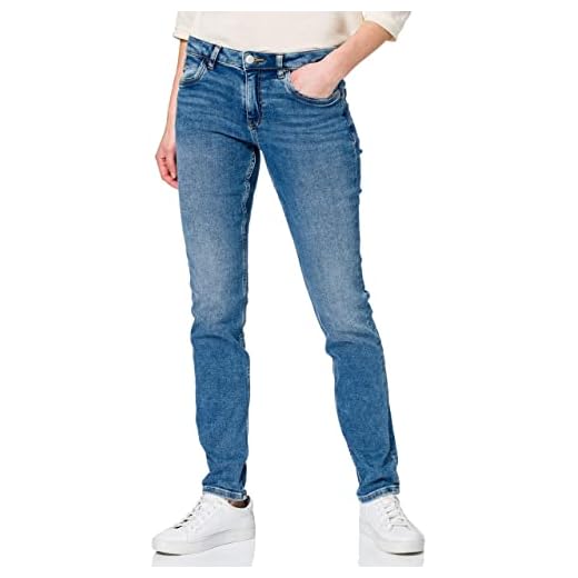 edc by ESPRIT Damen 991CC1B314 Jeans, 902/BLUE MEDIUM WASH, 25/32