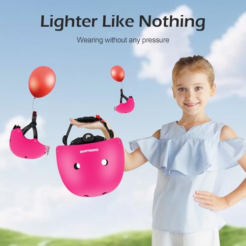 Image of Odoland Kids Bike Helmet for Boy Girl Age 3-8 for Cycling, Scooter, Skating