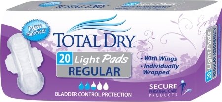 Secure Personal Care Products TotalDry Bladder Control Pad - SP1560CS - 180 Each / Case