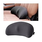 Mandark Car Seat Cushion, Memory Foam Vehicle Driver Seat Pad for Back & Sciatica Pain Relief, Comfortable Lumbar pillow for Driving, Office Chair, Wheelchair, Universal for SUV, Truck, RV (Dark Gray)