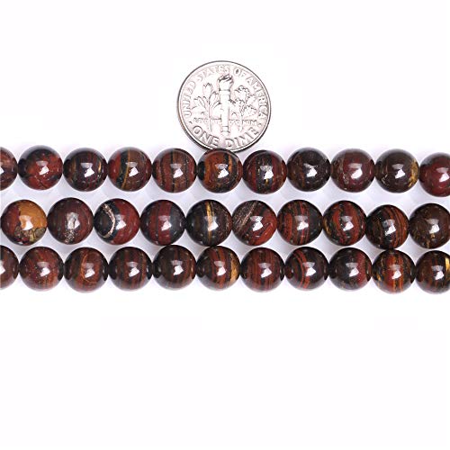 Joe Foreman 8Mm Iron Tiger Eye Beads For Jewelry Making Natural Gemstone Semi Precious Round 15" #TOP1