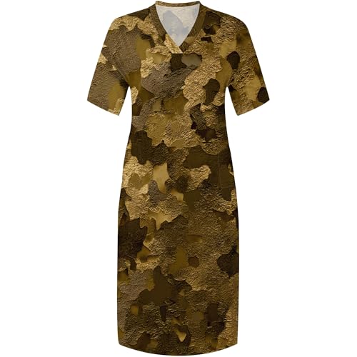 Image of SUZONANA Plus Size Dresses for Curvy Women African Print American Dress Summer Outfits Casual Loose with Pocket