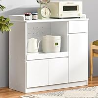 Amazon.co.jp: 萩原 【 落下防止 フチ付き天板 】キッチンカウンター