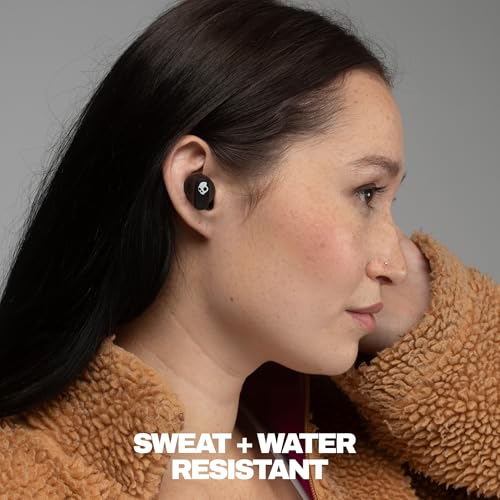 Image of Skullcandy Smokin' Buds 360 Wireless Noise Isolating Earbuds - True Black