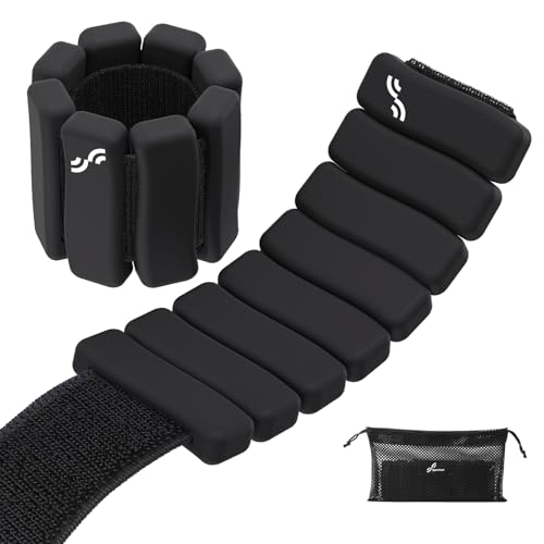 Manchettes lestées jambes et bras pour intensifier votre course à pied et fitness à la maison