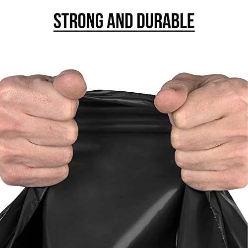Commander 39 Gallon 1.2 MIL Black Garbage Bags with Flaps - 33" x 41" - Pack of 40 - For Home, Kitchen, Lawn, & Commercial by Commander - Image 4