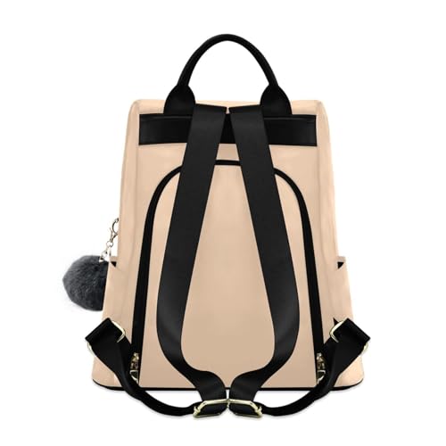 Sac à dos pour femme Peach Puff à fermeture éclair au dos