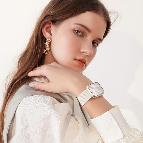 Bracelet Apple Watch extensible en nylon pour éviter les irritations
