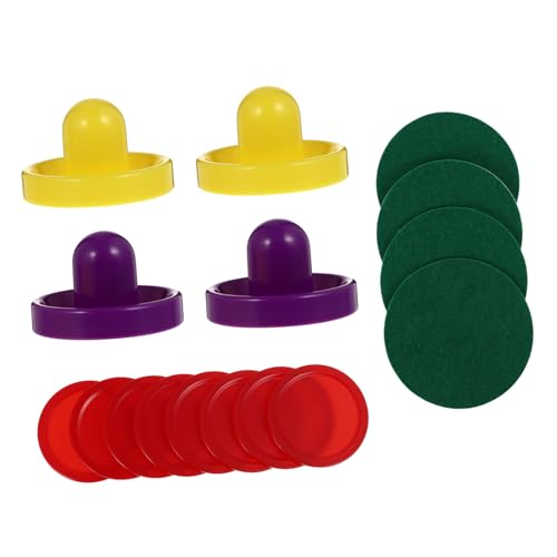 Happyyami Ice Hockey Table Toys Air Hockey Pucks Paddles for Game Room Carnival Arcade