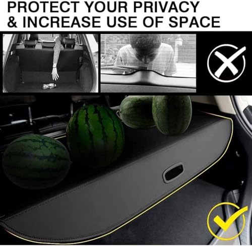 Cubiertas de carga retráctiles de privacidad para el maletero de Ford Escape Kuga 2007-2012 6