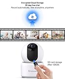 GALAYOU 2K WiFi Pet Camera, Home Security Camera Indoor for Dog, Cat, Baby Monitor Camera, 360° Wireless, Motion Tracking, Night Vision, 2-Way Audio, G2 (2P) - Image 7