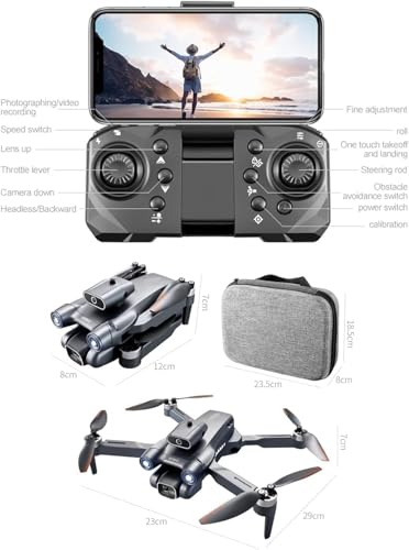 Image of Drone with 4k Camera Foldable 1080P HD Drone with FPV Live Video, Smart Gestures Selfie, Altitude Hold, One Key Take Off /Landing, 3D Flips for Kids and Adults