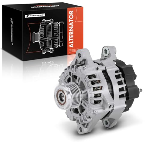 A-Premium Alternator Compatible with Kia Sportage 2014-2016 & Hyundai Tucson 2014-2015, 2.0L 2.4L, 12V 130A 6-Groove Clutch Pulley Clockwise, Replace# 373002G750, 2612531
