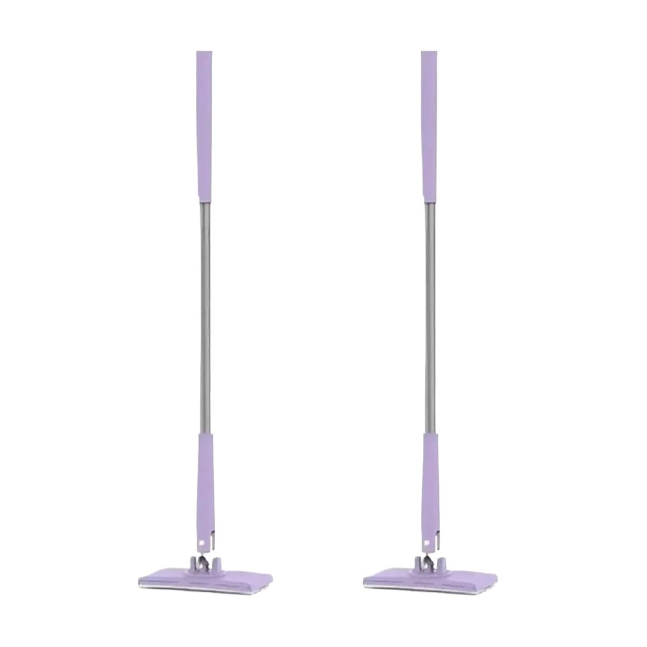 Toalla Facial automática, paño de mopa con Clip, eliminación Polvo, Toalla Seca, Suelo, húmeda, fregona Multifuncional for el hogar para Limpieza de Paredes Azulejos(Purple-2PCS)