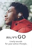 nwm GO Wireless On-Ear Speakers (Open Ear Earphones) Sound Leakage suppressed (PSZ Technology - Bone Conduction Alternative) Designed in Japan | Fog Black - Image 2