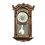 【Grandi regali】: orologio romano modello di mobili per bambole, bei regali di festa di compleanno per bambini piace giocare a casa delle bambole.