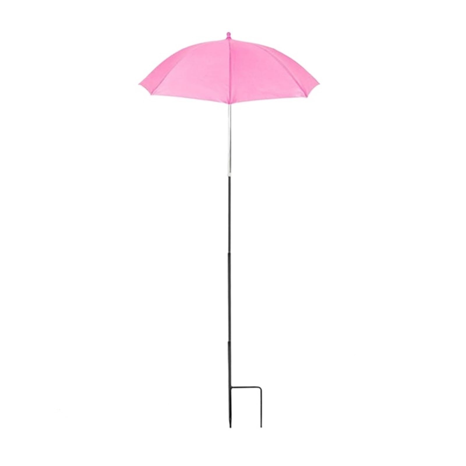 Weqyfdc Pink Plant Umbrella 3 Pack Plant Umbrellas For Outdoor Plants, Adjustable Garden Shade Umbrella 26" Larger Plants Shade Cover(Pink)
