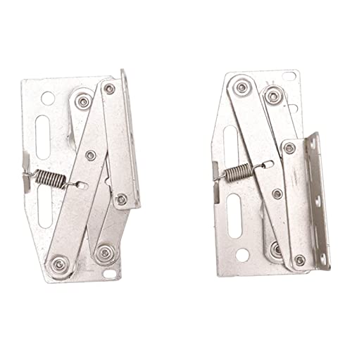 Bisagras para Puertas de Gabinete, Kit de Herrajes para Muebles con Bisagra de Resorte de Tijera para Puerta Abatible de 45 Grados hacia Abajo para Instalación de Puertas de