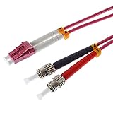 conector st fibra multimodo helos 2 m OM4 LC/ST. Conector 1: LC