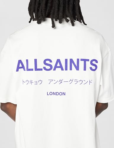 Image of AllSaints Men's Underground Oversized Short Sleeve Crew Neck Shirt
