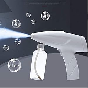 TOPNIU Ongediertebestrijding VaporizerDesinfecteren Spuitpistool Huishoudelijke Stoompistool Elektrische ULV Spray Gun Fogger Machine,Draadloze Draagbare Mini Sproeier Oplaadbare Verstuiver Handheld Spuitbus voor Ziekenhuizen, Schoo