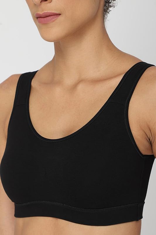 Image of Intimacy Active Sports Bra for Women Medium Coverage, Non-Wired, Non-Padded, Seamless, Stretchable Comfortable Support Activewear for Women