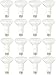 AmazonBasics 65 Watt Equivalent, Soft White, Dimmable, BR30 LED Light Bulb, 16-Pack