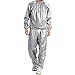 POENVFPO Sauna Suit, Waterproof, Windproof PVC Fitness Sweat, with Elastic Waist, for Fitness Exercise, Weight Loss Shaping (Silver)