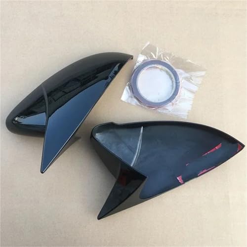 Coque de rétroviseur Golf 7R aspect carbone, pack de 2 pièces clipsables robustes