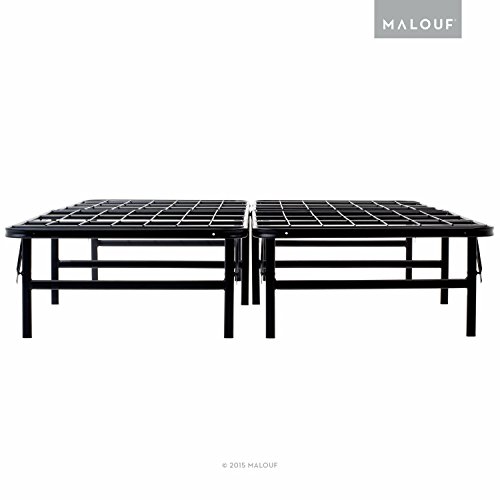 STRUCTURES Foldable Bed Base - Platform Bed Frame and Box Spring in One - Strong and Sturdy Support - Quiet Noise Free - Quick, Easy Setup - Cal King - Thumbnail 7