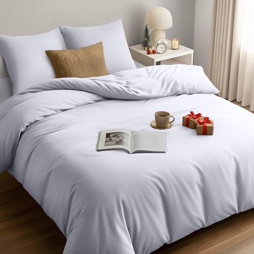 Utopia Bedding Bettwäsche 220x240 Set - Mikrofaser Bettbezug 240x220 cm +...