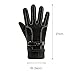 All-Weather Outdoor Gloves Driving for Fall Early Winter 1 Pair of Windproof Touchscreen Fishing Anti-Slip Thickened Warm Cold Black One Size
