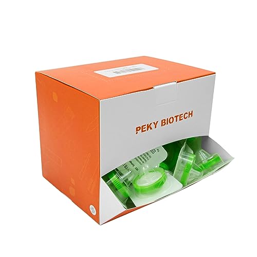 Image of PEKYBIO Sterile Syringe Filter PES Hydrophilic Filtration 0.22μm Pore Size, 33mm Membrane Diameter for Lab, Pack of 50