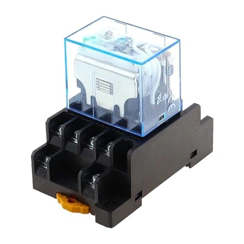 Relais 14 broches HH64P avec base pour sécuriser vos circuits électriques 380V