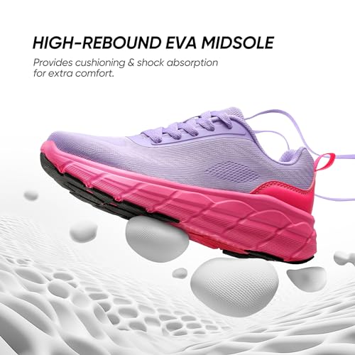 Women's Road Running Shoes Lightweight Breathable Athletic Sneakers Gym Cross Trainer Walking Shoes2