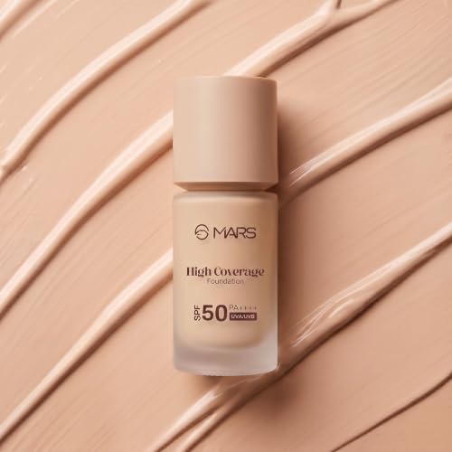 MARS SPF50 PA++++ High Coverage Foundation 40ml Shade 05 - Image 4