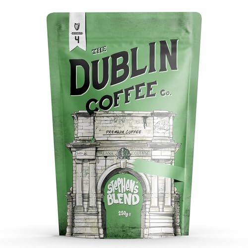 THE DUBLIN COFFEE CO | Medium Roast 100% Brazilian Coffee | 250g Ground Coffee | Suitable For Filter & French Press