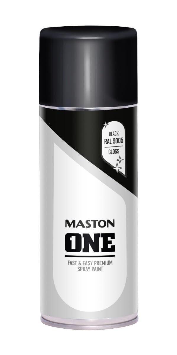 Maston ONE Spray Paint 400 ml Gloss Black