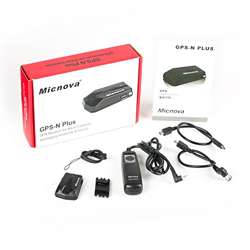 Nikon D7200 GPS Receiver, Micnova GPS-N Plus DSLR Camera GPS Unit Navigation Geotagging for Nikon D800 D3200 D3300 D90 D7100 D5200 D4 D600 D5100 D7000 D300 D300S