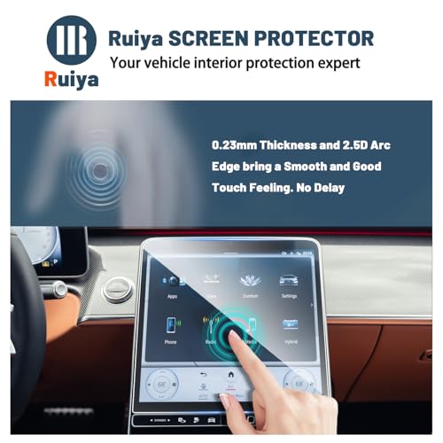 S Class Screen Protector for Mercedes S Class W223 12.8-in Radio Touchscreen Mercedes-Benz S Class Accessories 9HD Tempered Glass Compatible with 2021 2022 2023 2024 2025 2026 Mercedes-Benz S Class