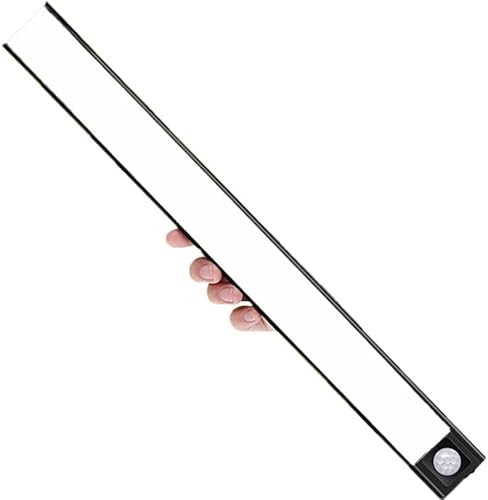 FORINC Sensor de luz interior Luz LED Ultrafina para Armario, Iluminación Con Sensor De Movimiento PIR, Recargable Por USB, Sensor de Movimiento de