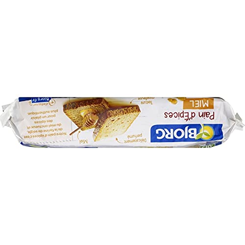 BJORG - Pain D'Épice Miel 300G - Lot De 4