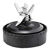 Blender Blade Fit for Ninja, Replacement Parts 6 Fin Male Blade with Rubber Gasket, Blender Accessories Compatible with Nutri Ninja Auto IQ BL620C BL660 BL740 BL780 QB3000, Only Fit 16oz Cups