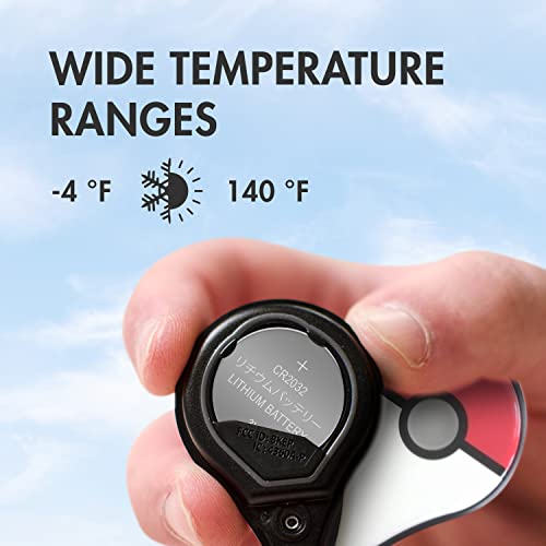 Tenergy 3V CR2032 Batteries, Lithium Button Coin Cell 2032 Battery, Compatible with AirTags, Key FOBs, Calculators, Coin Counters, Watches, Heart Rate Monitors, Glucometer, and More, 100 Count3