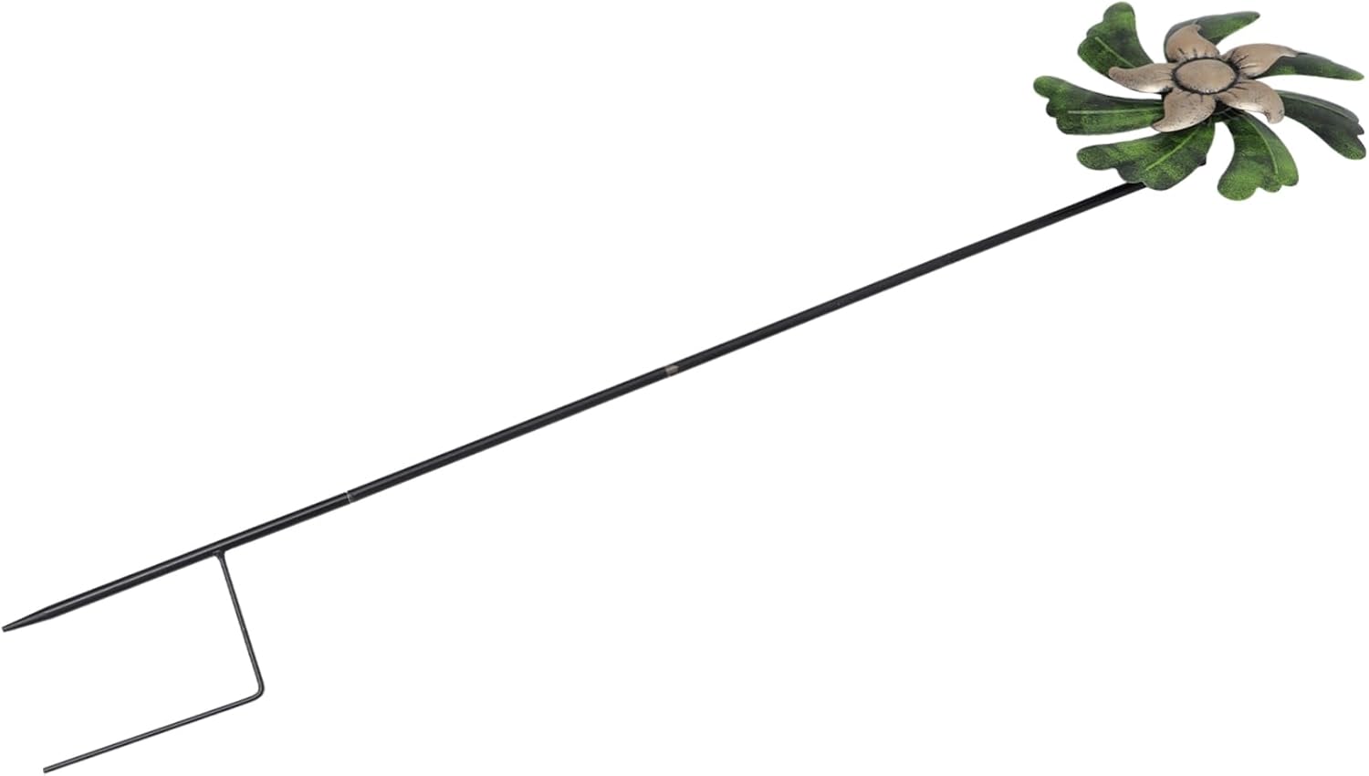 SUPVOX Garden Windmill Toy Decorative Iron Windmill Rotating Spinner for Outdoor Garden Decor