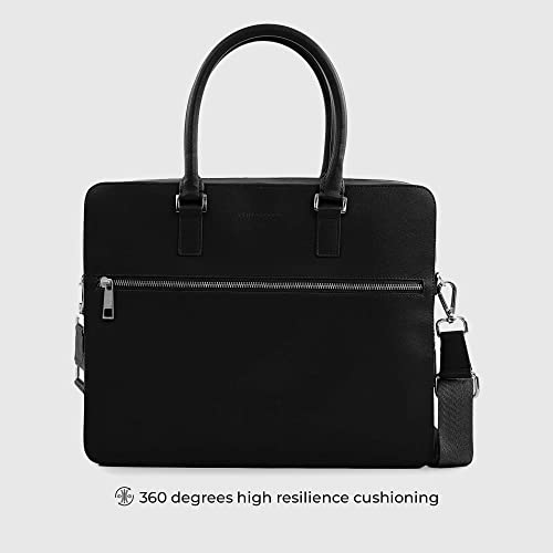 Image of OLIVES & GOLD 14 inch ROYE Laptop Bag For Men and Women | Detachable and Adjustable Shoulder Strap | Travel Friendly | Lightweight