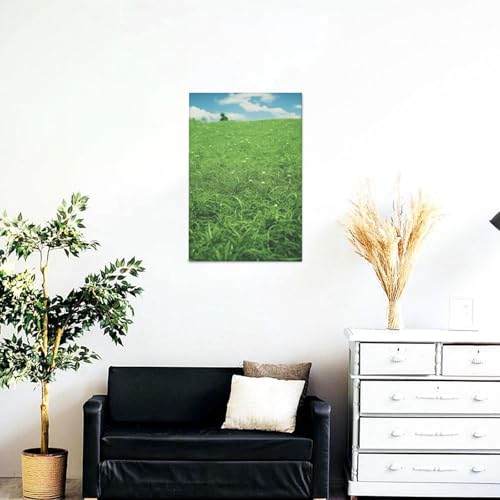 Toile pelouse verte 30x45 cm décoration murale LPSRTWE - 2