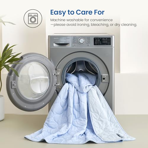 Save 68% on Cozy Bliss Dual-Sided Cooling Blanket for Hot Sleepers