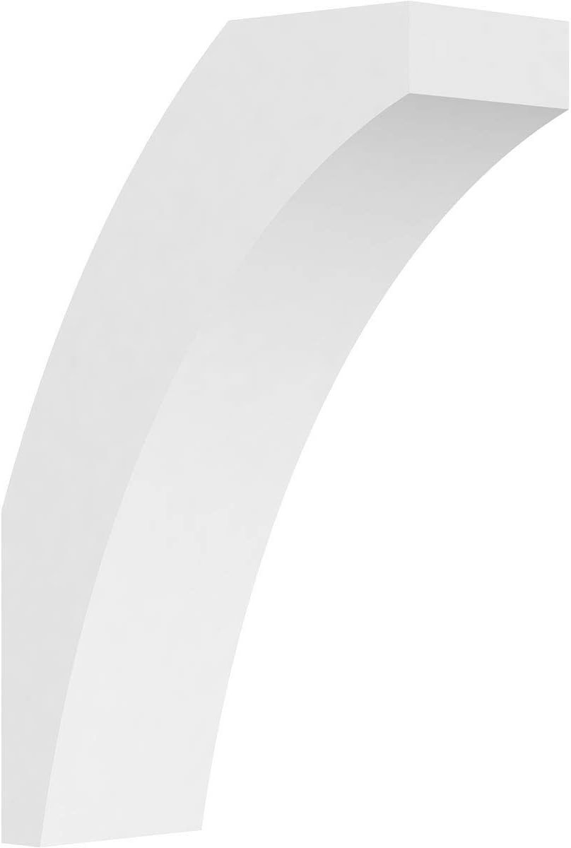 Ekena Millwork BRCP03X16X16THR 3"W x 16"D x 16"H Standard Thorton Architectural Grade PVC Knee Brace